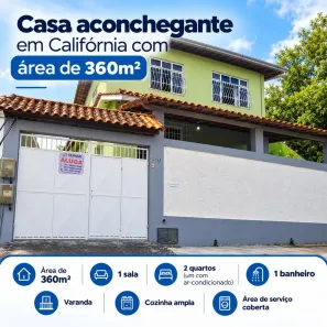 Casa com 2 Quartos para alugar, 54m² no Mutuá, São Gonçalo