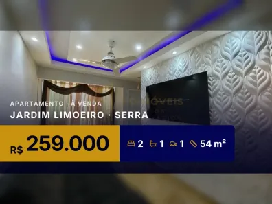 Apartamento com 2 Quartos à venda, 54m² no Jardim Limoeiro, Serra