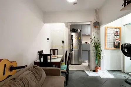 Apartamento com 2 Quartos para alugar, 46m² no Embaré, Santos