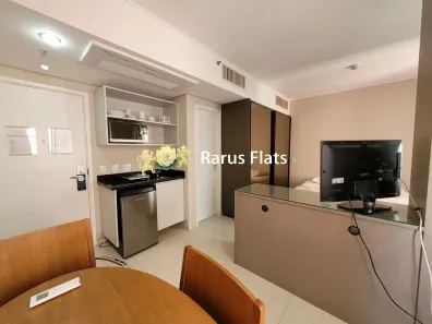 Flat com 1 Quarto para alugar, 26m² no Indianópolis, São Paulo