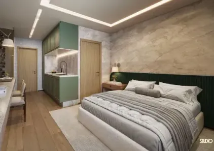 Apartamento com 1 Quarto à venda, 26m² no Setor Marista, Goiânia
