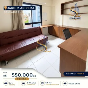 Apartamento com 2 Quartos à venda, 67m² no Ondina, Salvador
