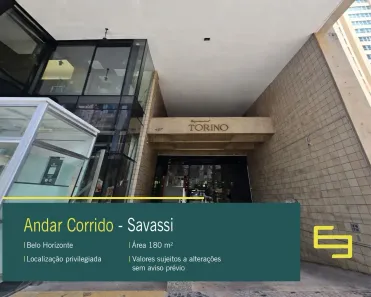 Imóvel Comercial para alugar, 180m² no Savassi, Belo Horizonte