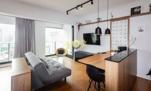 Flat com 1 Quarto para alugar, 40m² no Itaim Bibi, São Paulo