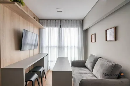 Apartamento com 2 Quartos para alugar, 30m² no Água Verde, Curitiba