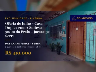 Casa com 2 Quartos à venda, 75m² no das Laranjeiras, Serra