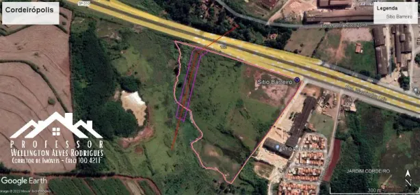 Lote/Terreno à venda, 111707m² no Barreirinho, Cordeirópolis