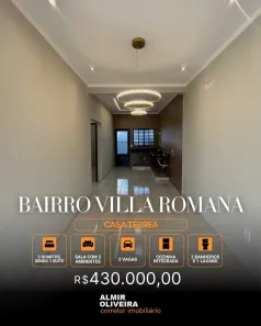 Casa com 2 Quartos à venda, 70m² no Villa Romana, Sertãozinho