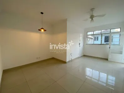 Apartamento com 2 Quartos para alugar, 77m² no Embaré, Santos