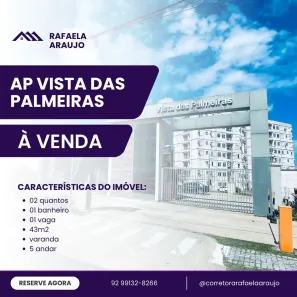 Apartamento com 2 Quartos à venda, 43m² no Planalto, Manaus