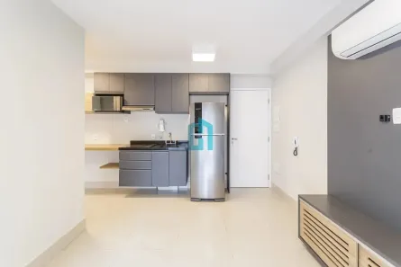 Apartamento com 1 Quarto para alugar, 44m² no Indianópolis, São Paulo