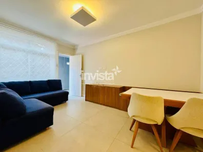 Apartamento com 2 Quartos à venda, 74m² no Gonzaga, Santos