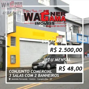 Sala Comercial para alugar, 90m² no Centro, Carapicuíba