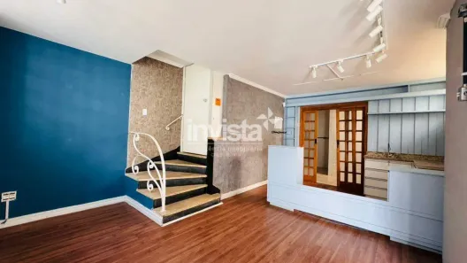 Casa com 2 Quartos para alugar, 190m² no Gonzaga, Santos
