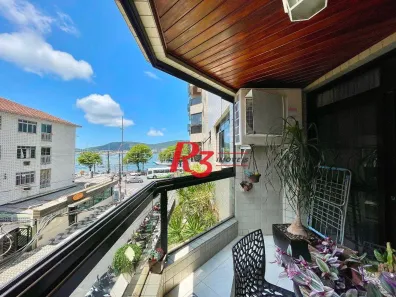Apartamento com 3 Quartos para venda ou aluguel, 150m² no Ponta da Praia, Santos