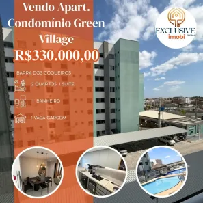 Apartamento com 2 Quartos à venda, 57m² no Costa Paradiso, Barra dos Coqueiros