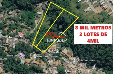 Lote/Terreno à venda, 8000m² no Morro Grande, Caieiras