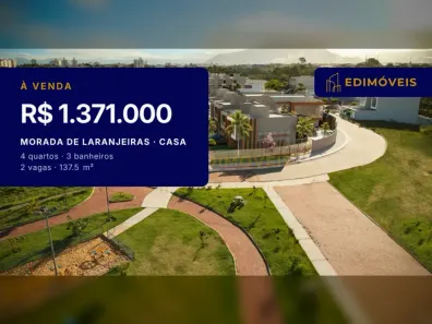 Casa com 4 Quartos à venda, 137m² no Morada de Laranjeiras, Serra