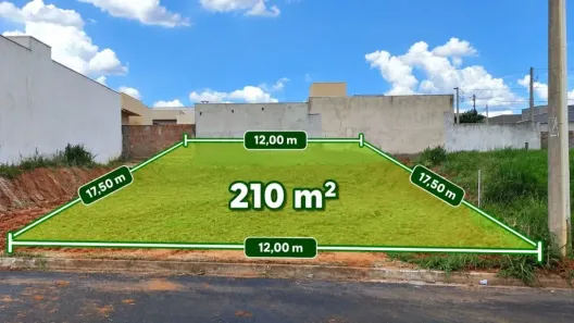 Lote/Terreno à venda, 211m² no Residencial das Palmeiras, Bady Bassitt
