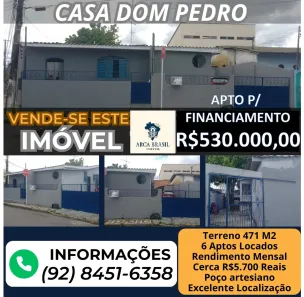Casa com 9 Quartos à venda, 471m² no Dom Pedro I, Manaus