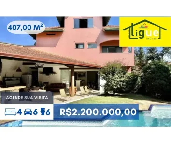 Casa de Condomínio com 4 Quartos à venda, 407m² no São Paulo II, Cotia