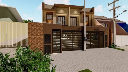 Sobrado com 3 Quartos à venda, 140m² no Pedro Moro, São José dos Pinhais