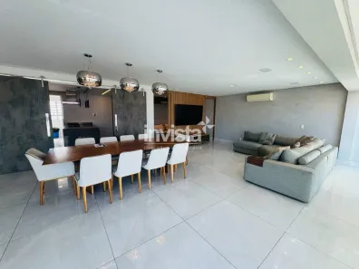 Apartamento com 3 Quartos para alugar, 191m² no Gonzaga, Santos