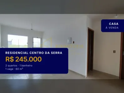 Casa com 2 Quartos à venda, 60m² no Residencial Centro da Serra, Serra