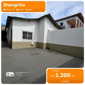 Casa com 1 Quarto para alugar, 90m² no Parque 10 de Novembro, Manaus