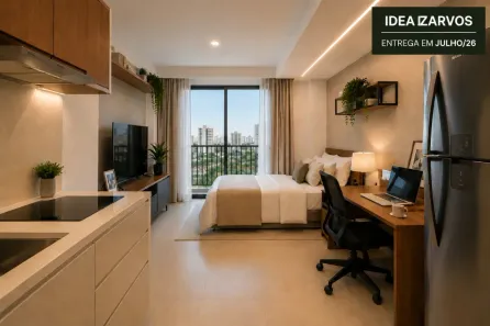 Apartamento com 1 Quarto à venda, 44m² no Jardim das Bandeiras, São Paulo