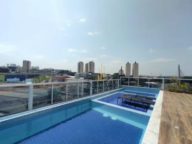 Apartamento com 1 Quarto para alugar, 28m² no Cidade Jardim Cumbica, Guarulhos