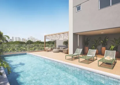 Apartamento com 2 Quartos à venda, 65m² no Setor Oeste, Goiânia