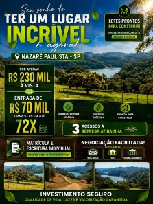 Lote/Terreno à venda, 1200m² no Centro, Atibaia