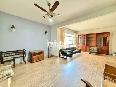 Apartamento com 3 Quartos para alugar, 165m² no Ponta da Praia, Santos