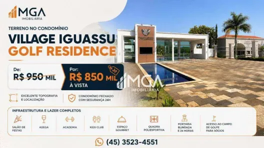 Lote/Terreno à venda, 960m² no São Roque, Foz do Iguaçu