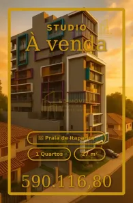 Apartamento com 1 Quarto à venda, 27m² no Praia de Itaparica, Vila Velha