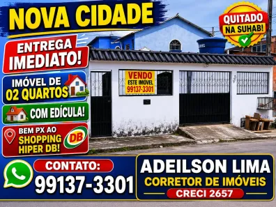 Casa com 2 Quartos à venda, 58m² no Nova Cidade, Manaus