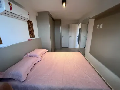 Apartamento com 1 Quarto para alugar, 40m² no Cabo Branco, João Pessoa