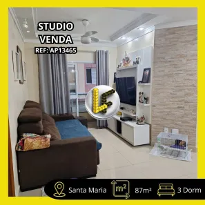 Apartamento com 3 Quartos à venda, 87m² no Santa Maria, São Caetano do Sul