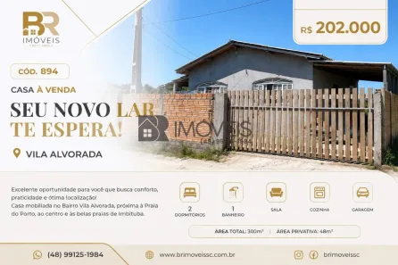 Casa com 2 Quartos à venda, 48m² no Imbituba, Imbituba