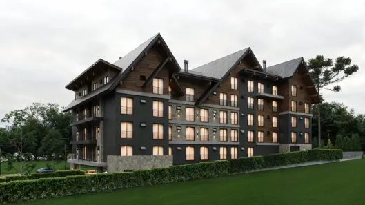 Apartamento com 1 Quarto à venda, 42m² no Loteamento Belvedere, Gramado