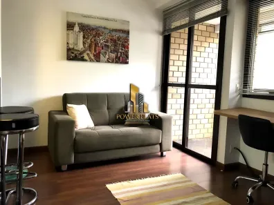 Flat com 1 Quarto para alugar, 35m² no Moema, São Paulo