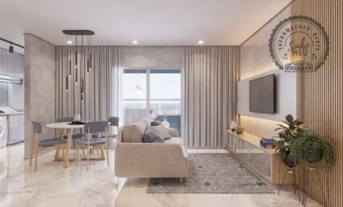 Apartamento com 2 Quartos à venda, 79m² no Mirim, Praia Grande