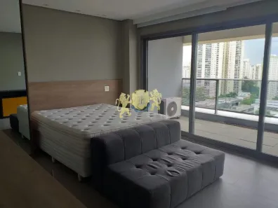 Flat com 1 Quarto para alugar, 40m² no Brooklin Paulista, São Paulo