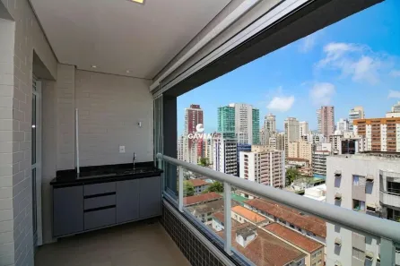 Apartamento com 1 Quarto para alugar, 53m² no Boqueirão, Santos