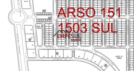 Lote/Terreno à venda, 250m² no Plano Diretor Sul, Palmas