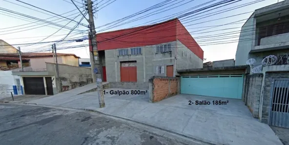 Galpão/Depósito/Armazém à venda, 985m² no Jardim Las Vegas, Santo André
