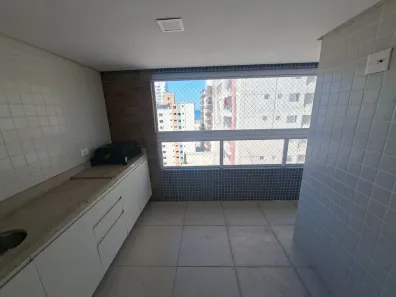 Apartamento com 3 Quartos para alugar, 105m² no Guilhermina, Praia Grande