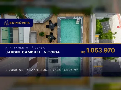 Apartamento com 2 Quartos à venda, 64m² no Jardim Camburi, Vitória