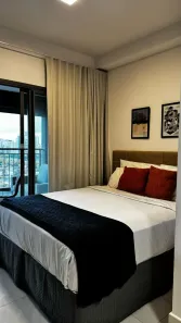 Apartamento com 1 Quarto para alugar, 27m² no Indianópolis, São Paulo